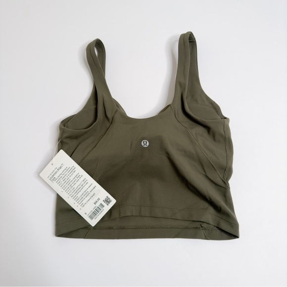 NWT Lululemon Align Tank Top Size 6 Army Green - Picture 2 of 7